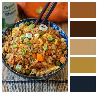Meal Asian Food Fried Rice Image